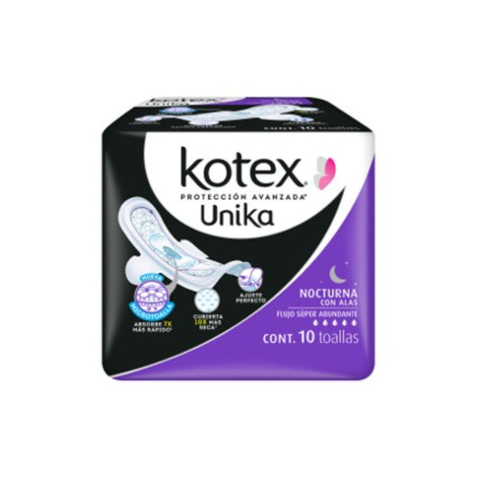 TF KOTEX UNIKA NOCTURNA C/A 8/10PZ