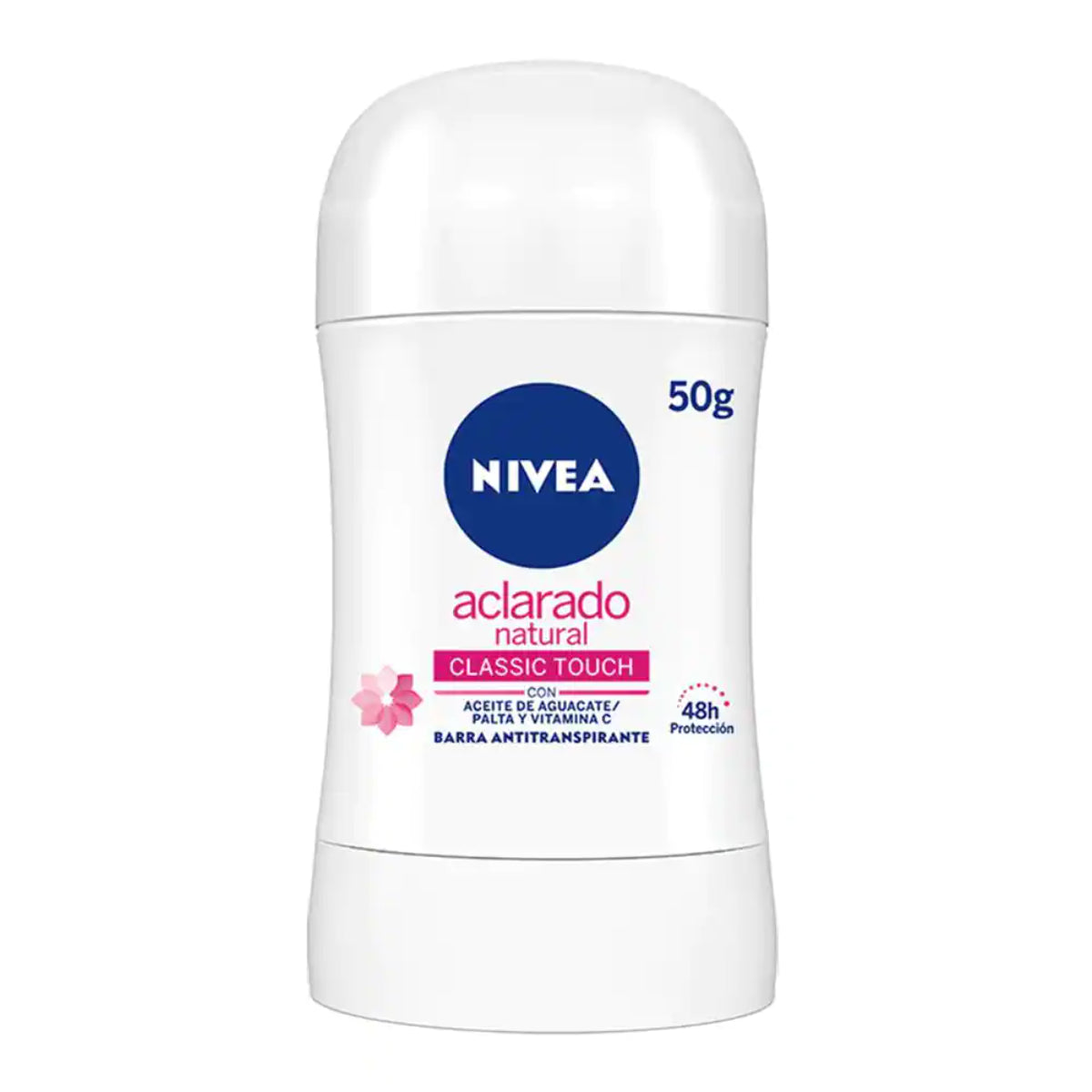 DS ANT NIVEA BAR ACLAR/NAT MUJER 12/50GR