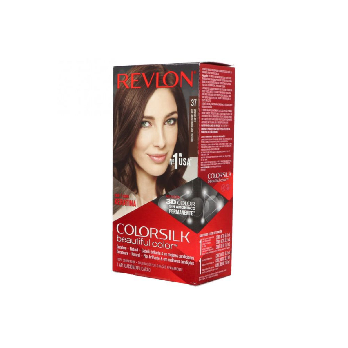 TT REVLON COLORSILK #37 CHOCOLATE PZ