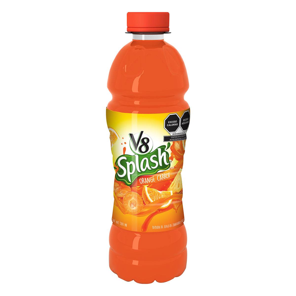 JUG SPLASH V8 ORANGE CARROT 12/500ML