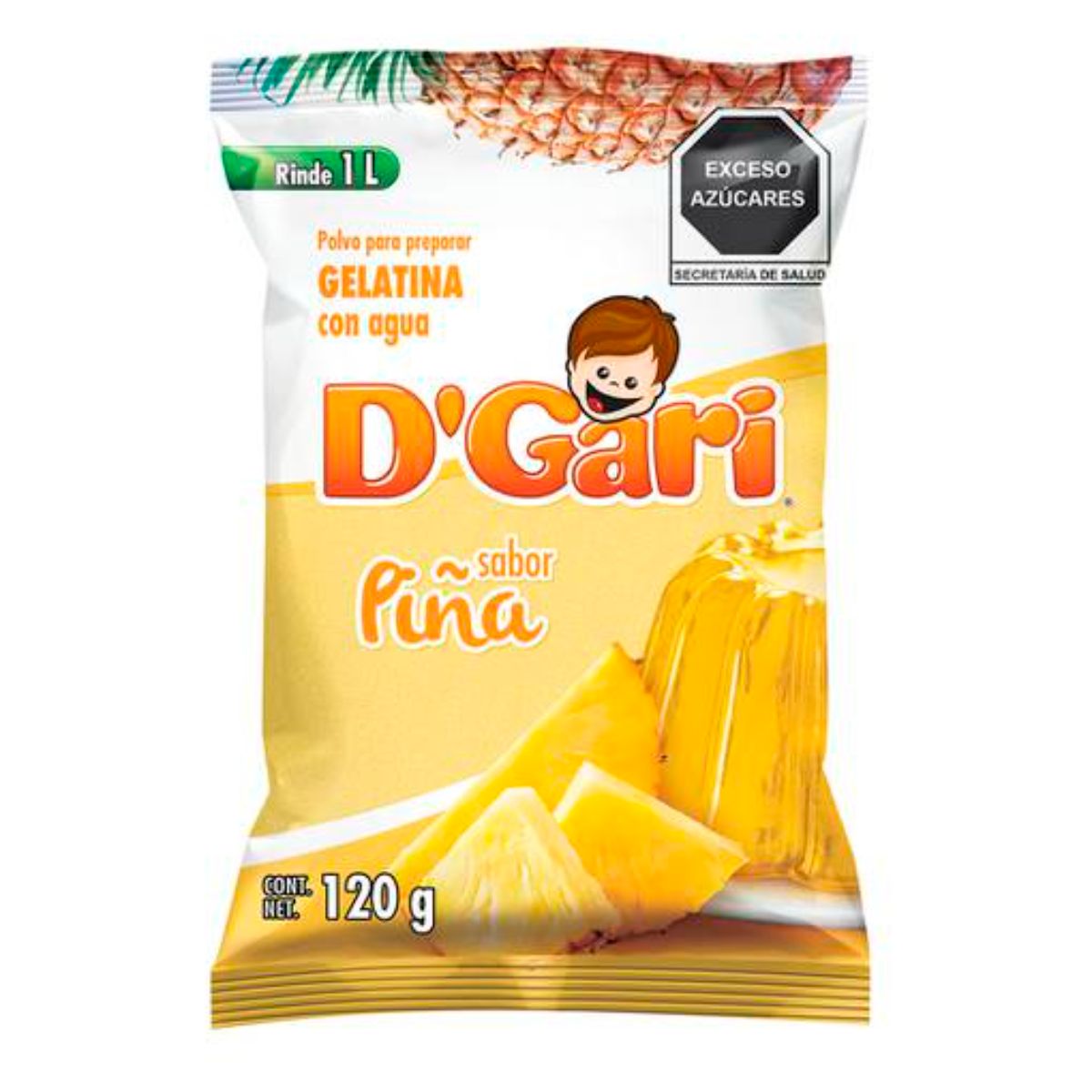 GEL DGARI AGUA PIÑA + 3 GEL 50/120GR