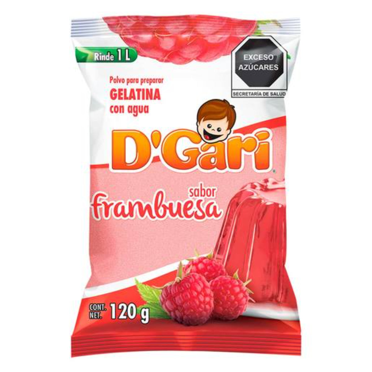 GEL DGARI AGUA FRAMBUESA50/120GR