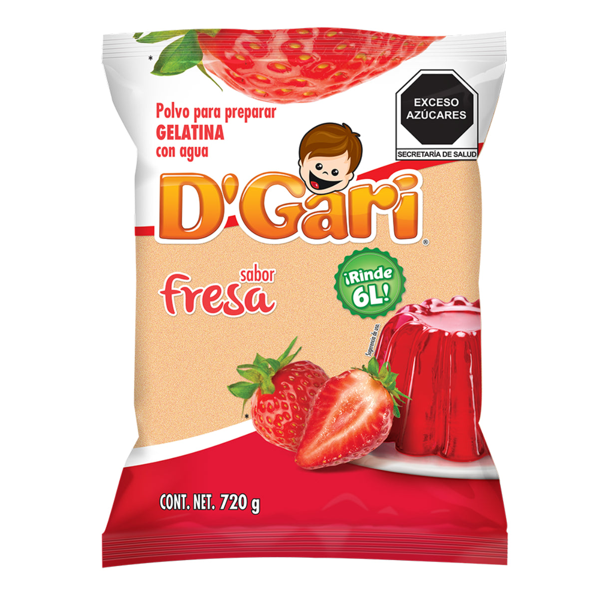 GEL DGARI AGUA FRESA10/720GR