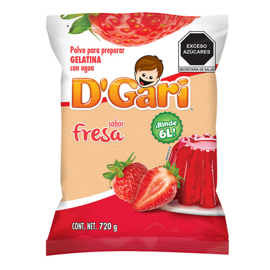 GEL DGARI AGUA FRESA10/720GR