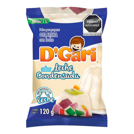 GEL DGARI LECHE CONDENSADA50/120GR