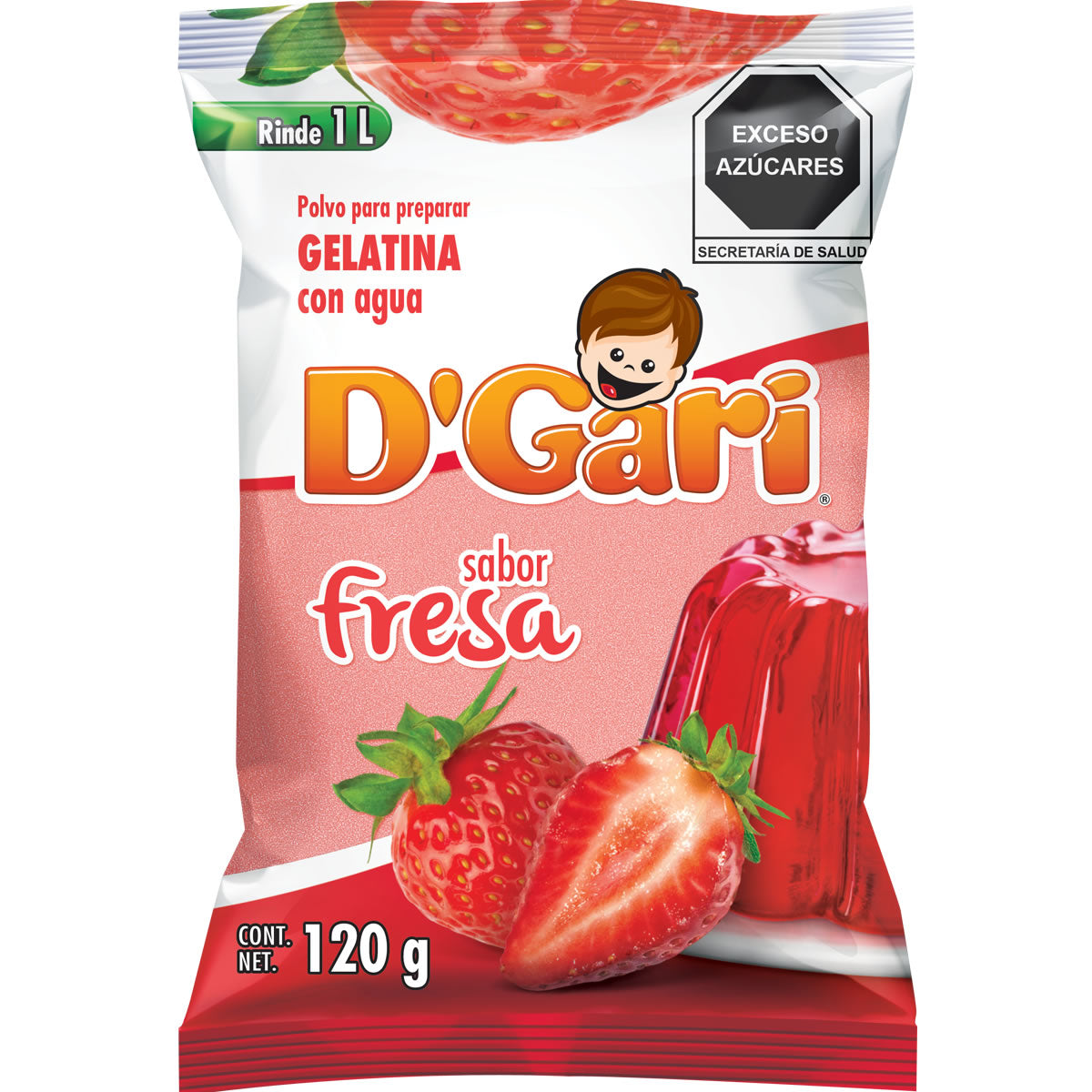 GEL DGARI AGUA FRESA50/120GR