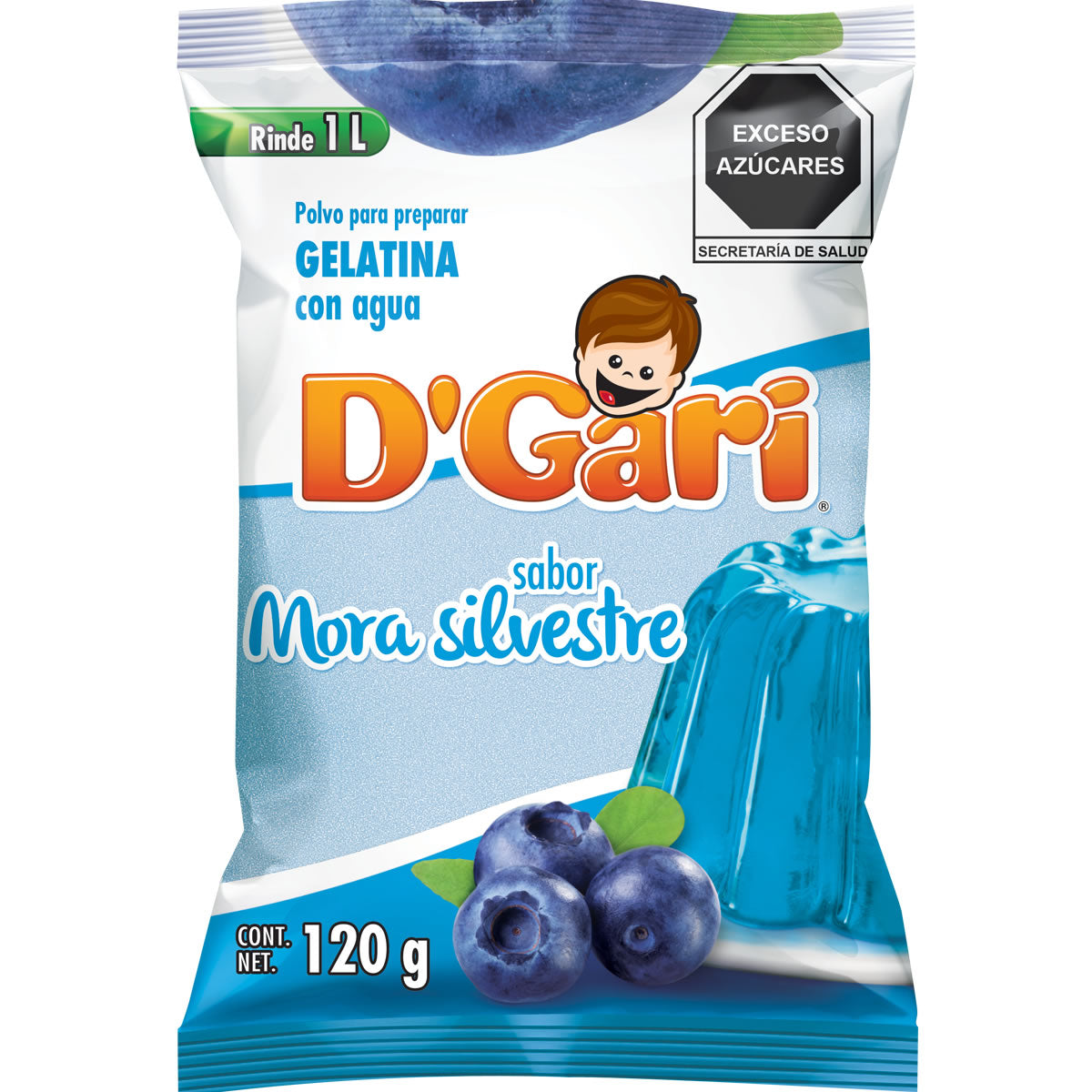 GEL DGARI AGUA MORA SILVESTRE 50/120GR