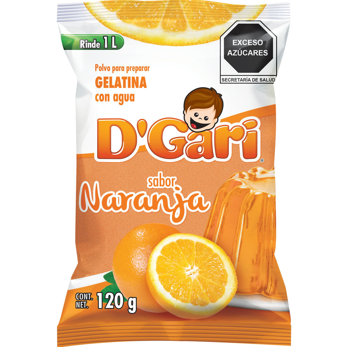 GEL DGARI AGUA NARANJA50/120GR