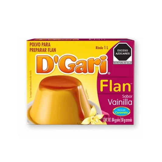 FLAN DGARI VAINILLA/CARAMELO24/134GR