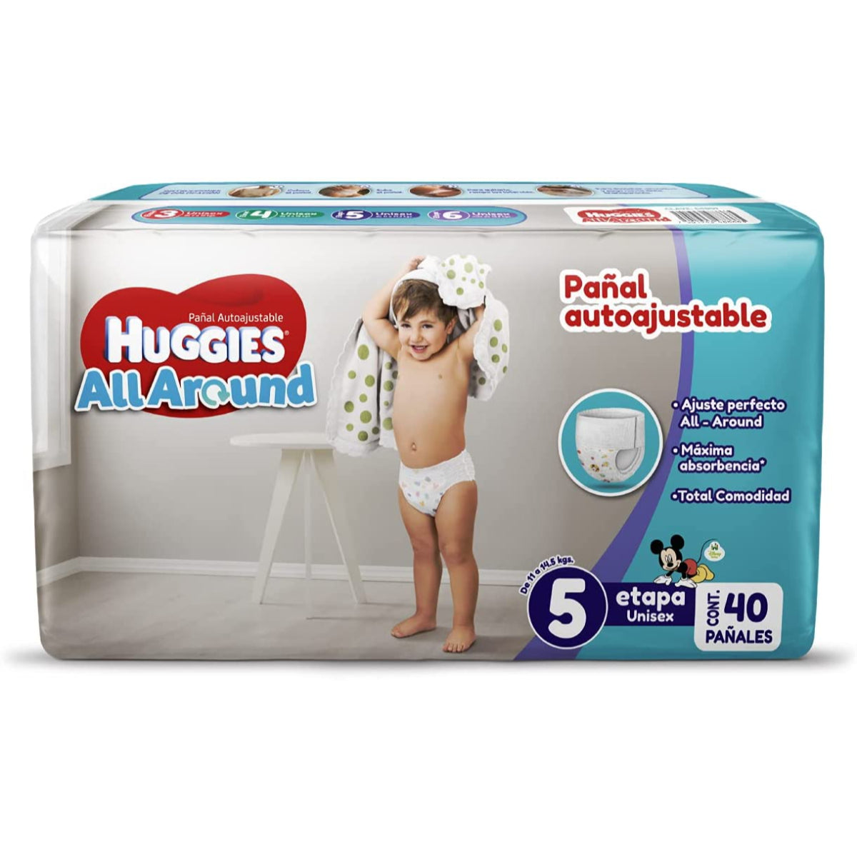 PÑ HUGGIES ALL AROUND UNISEX E-54/40PZ