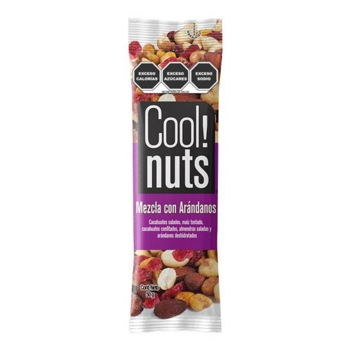 BT COOL NUTS MEZCLA ARANDANO 12/50GR