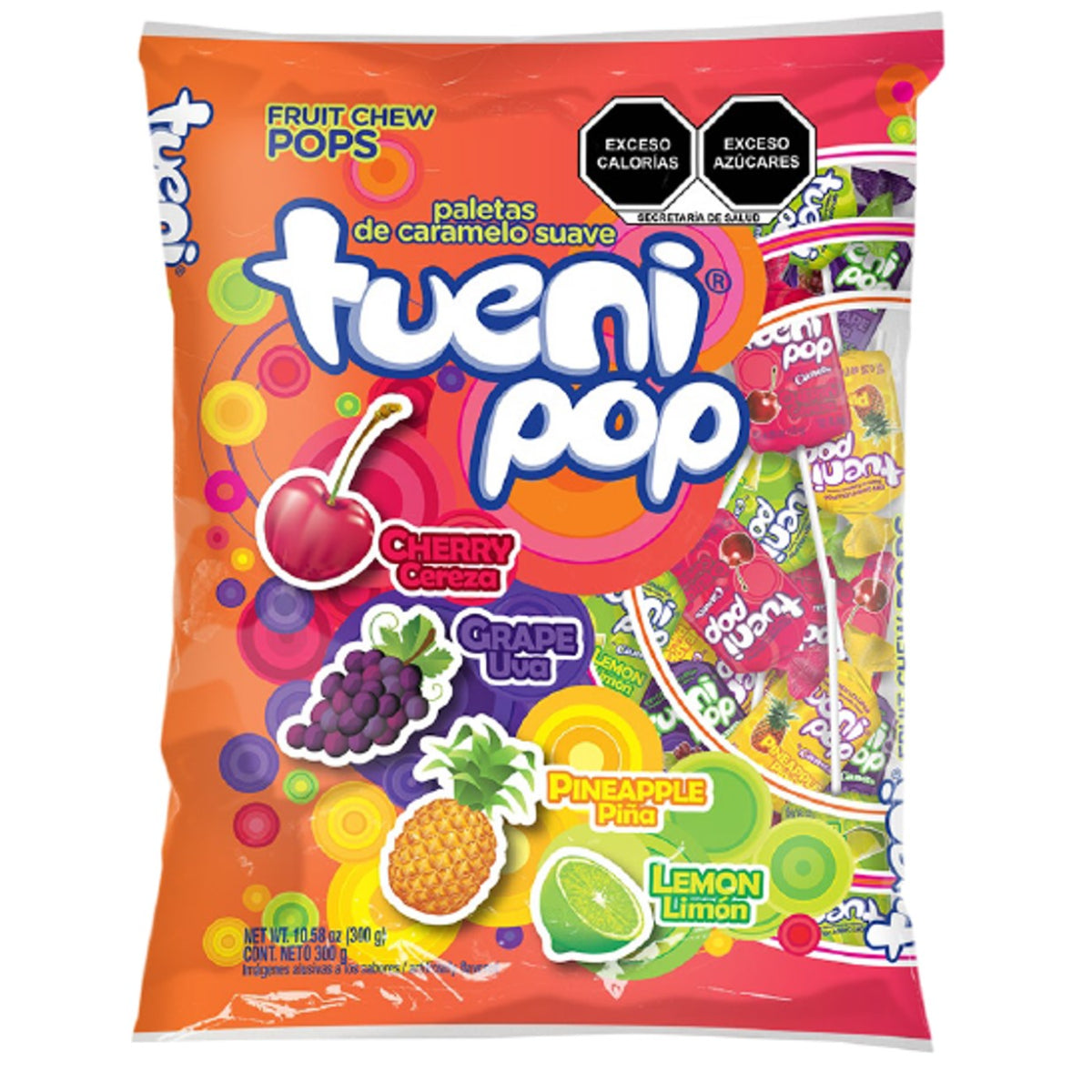 DL PAL TUENI POP FRUTAS 40PZ