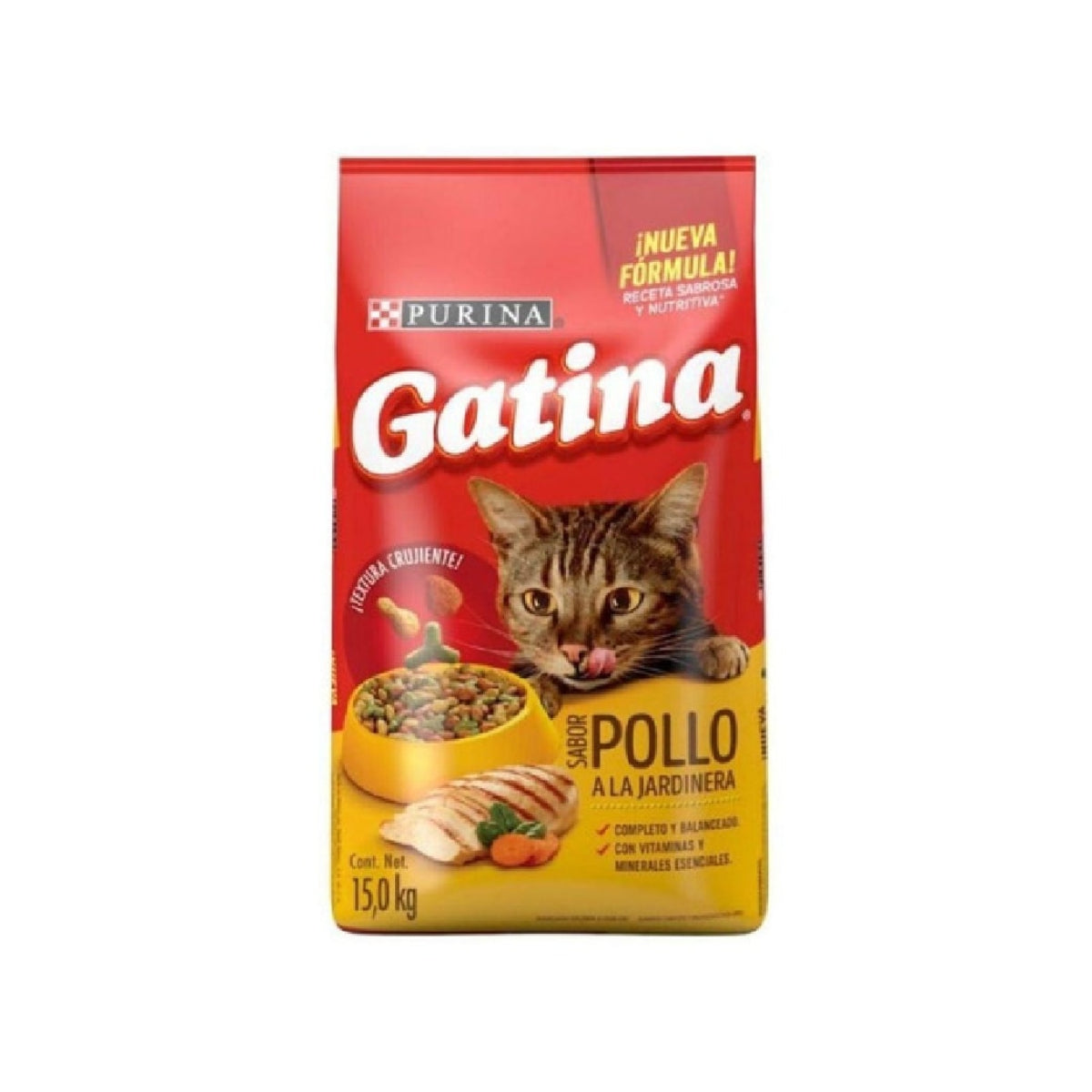 MASC GATINA POLLO 15KG