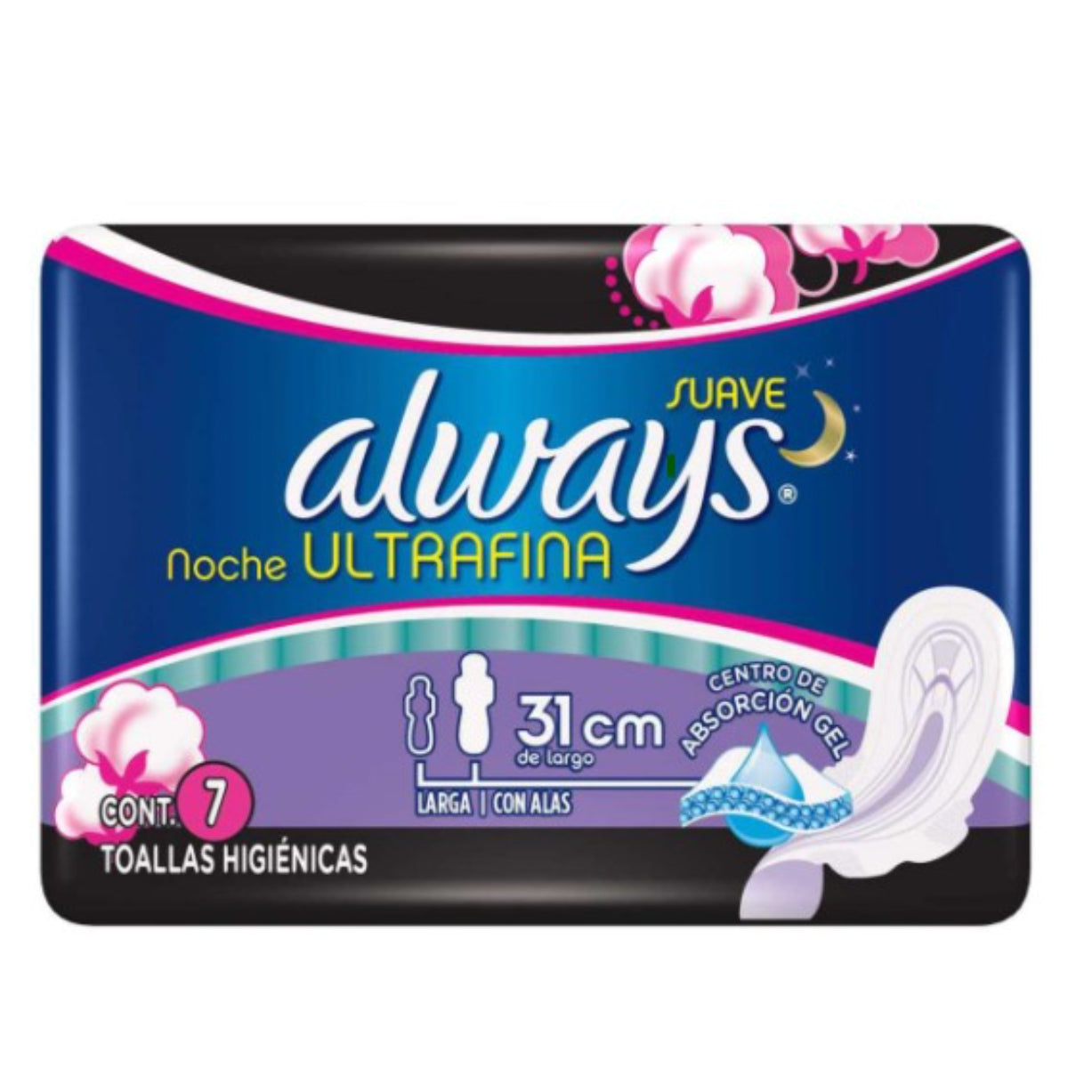 TF ALWAYS SUAVE NOCHE ULTRAFINA 24/7PZ