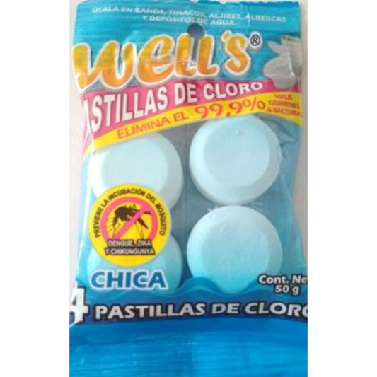 PAST WELLS CLORO CHICA 24/50GR