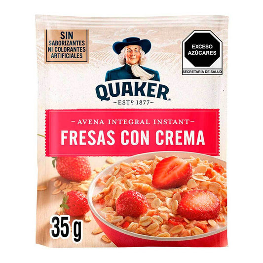 CER AVENA QUAKER FRESAS C/CREMA50/35GR