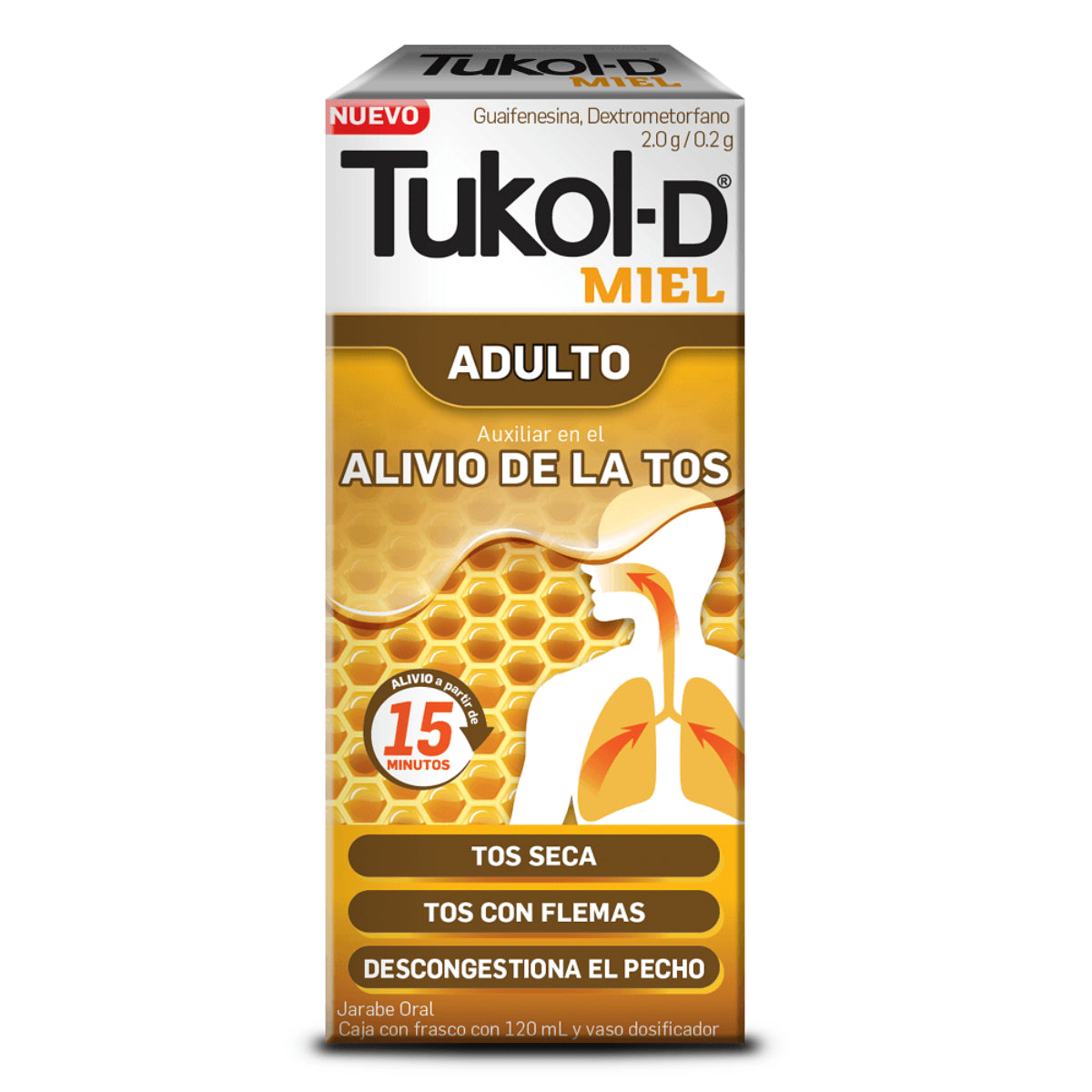 FAR MED TUKOL-D MIEL JARABE ADT120ML