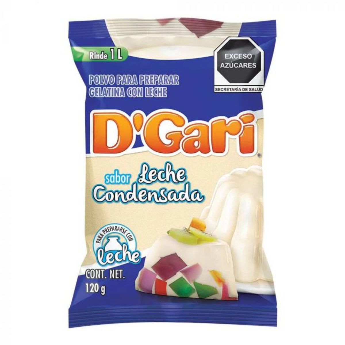 GEL DGARI LECHE CONDENSADA+3GEL 50/120GR