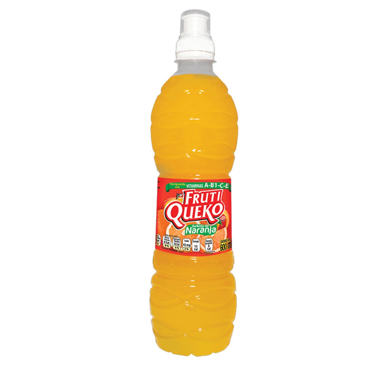 JUG FRUTI QUEKO NARANJA SPORT 12/600ML