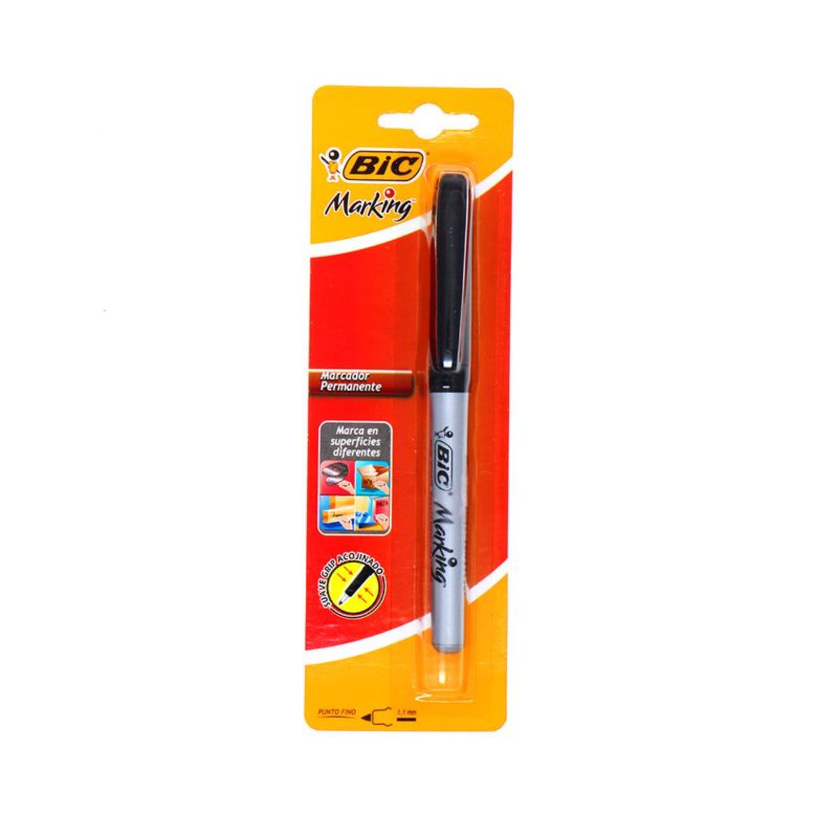 PP MARCADOR BIC NEGRO 24PZ