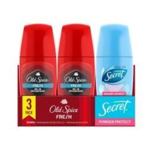 DS OLD SPICE R-ON FRES+DS SECRE 4/3/50GR