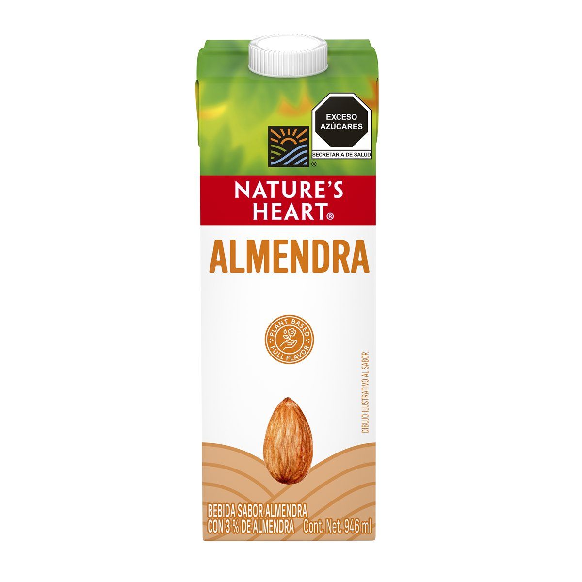 LCH NATURES HEART ALMENDRAS 12/946ML