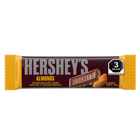 DL CHOC HERSHEYS BARRA ALMENDR6/27GR