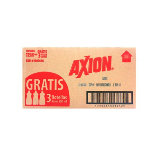 LT LIQ AXION LIMON+3PZ GRATIS 12/280ML