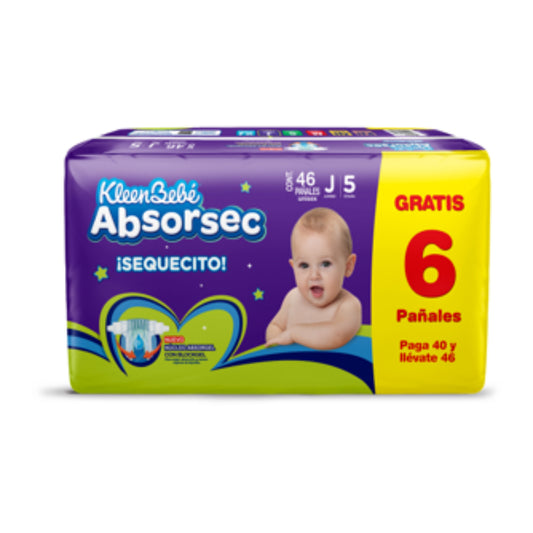 PÑ ABSORSEC JUMBO+6PÑ GRATIS4/40PZ