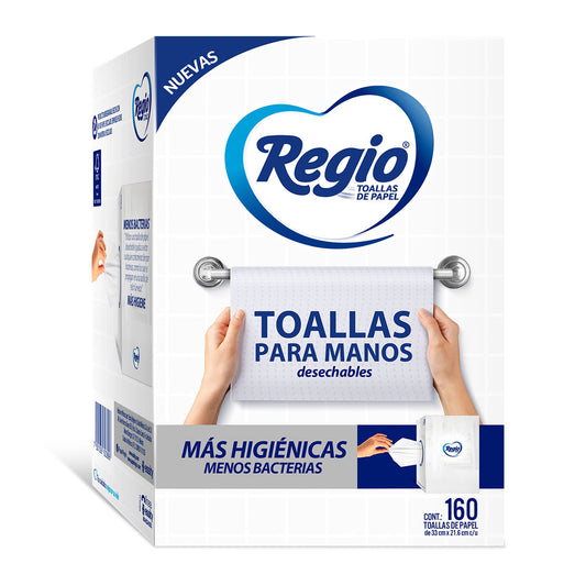 PÑL REGIO DESECHABLES P/MANOS 12/160PZ