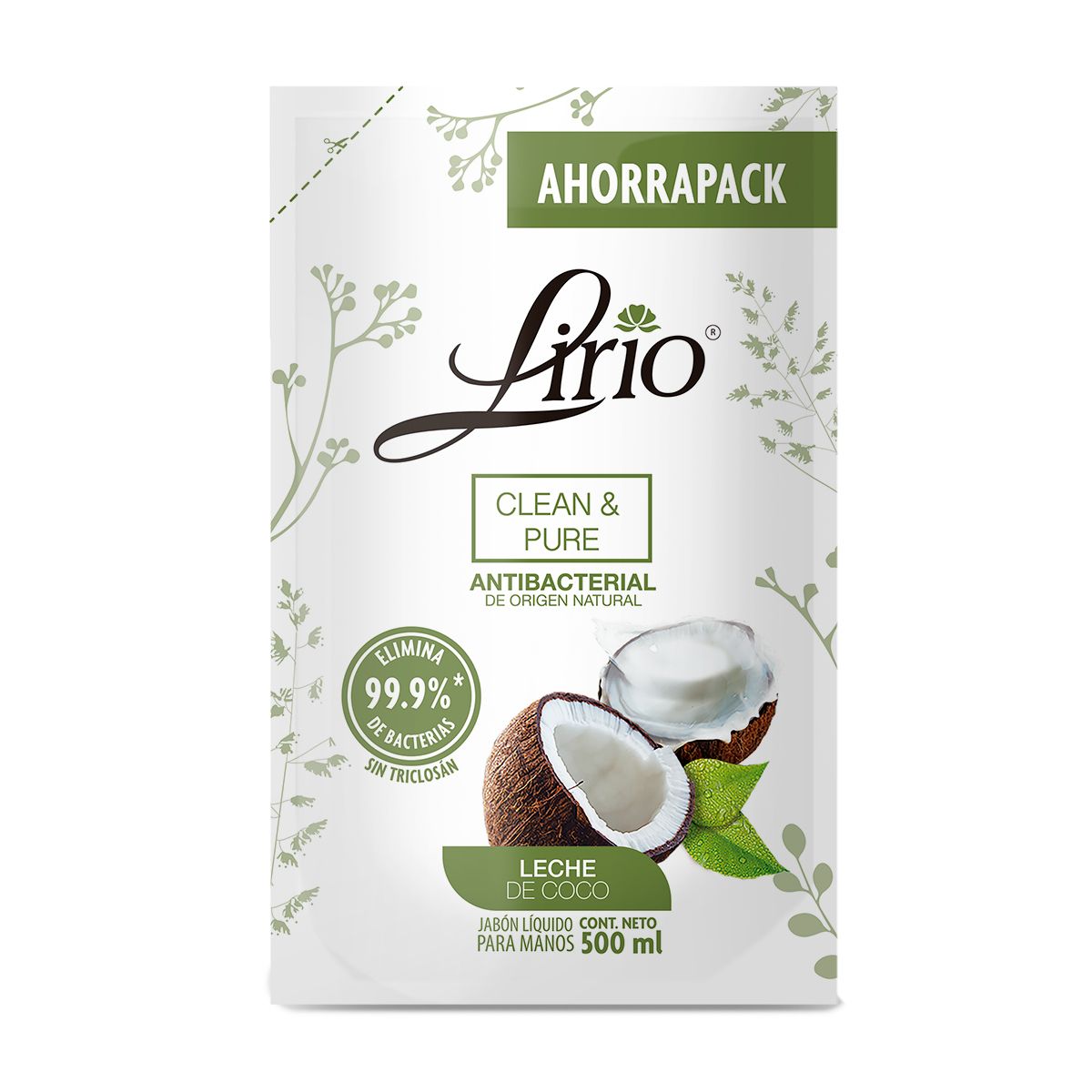 JT LIQ LIRIO C&P COCO POUCH 12/500ML