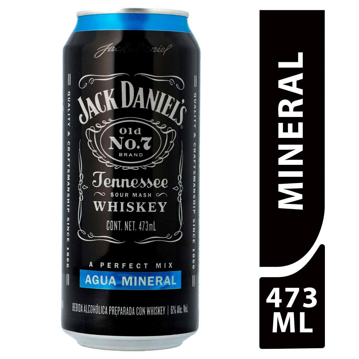 MEZCLA JACK DANIELS MINERAL 24/473ML