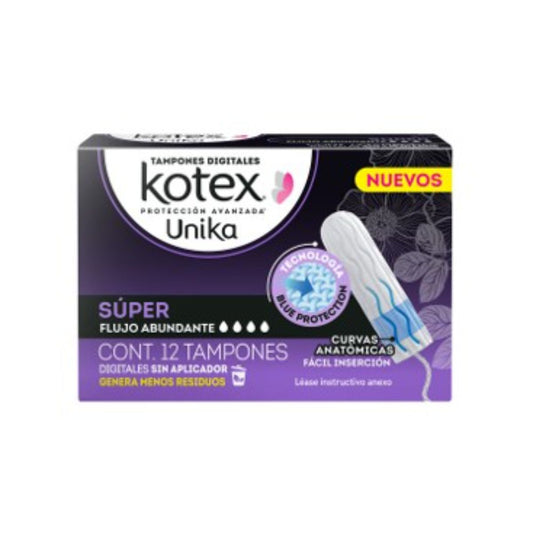 TF TAMPONES KOTEX UNIKA SUPER16/12PZ