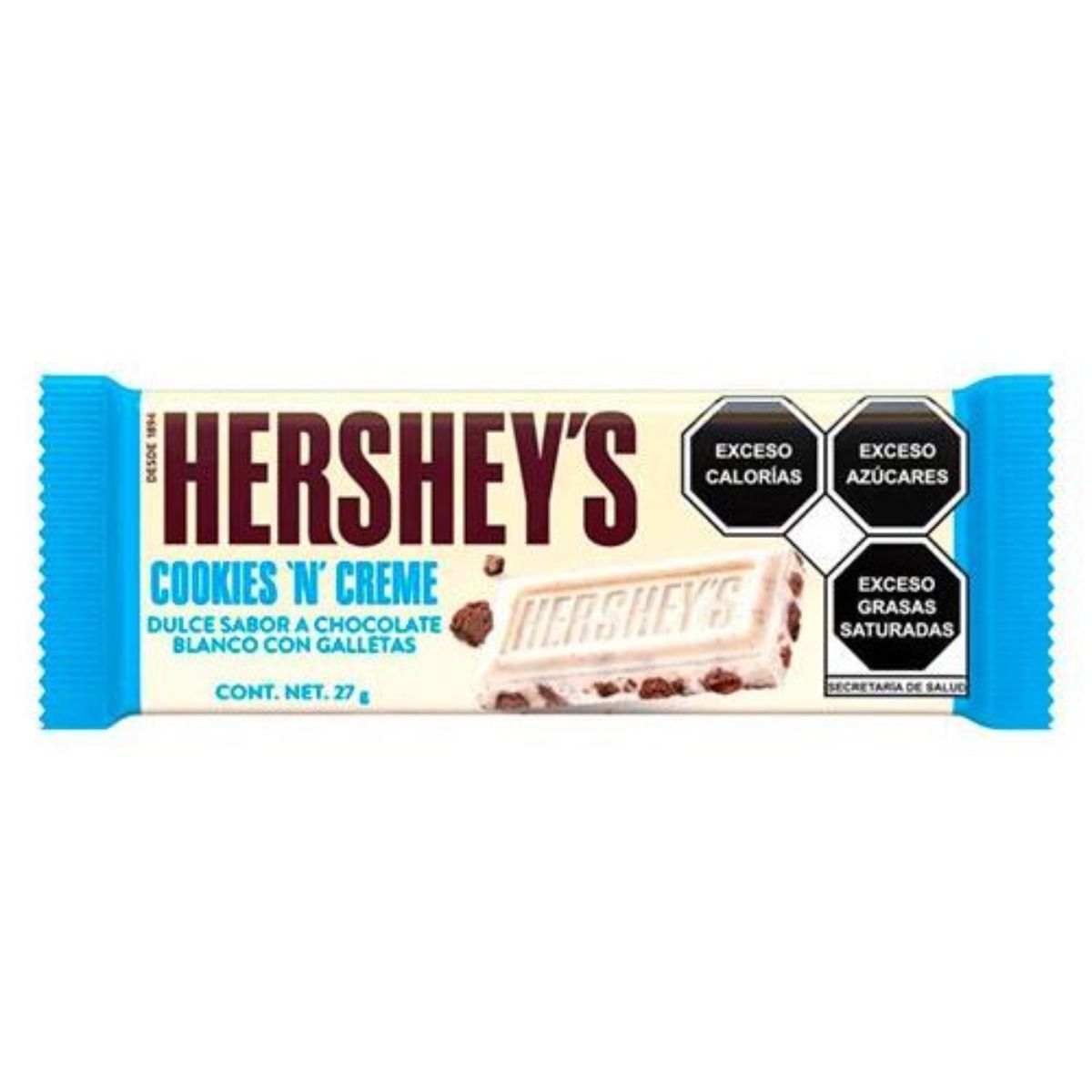 DL CHOC HERSHEYS BARRA C&C6/27GR