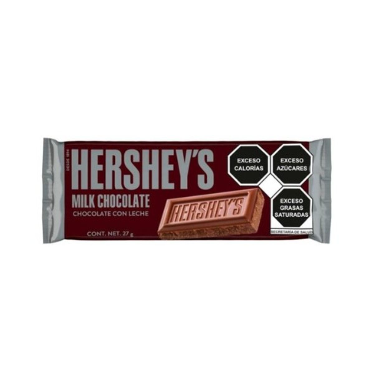 DL CHOC HERSHEYS BARRA CHOCOLA6/27GR