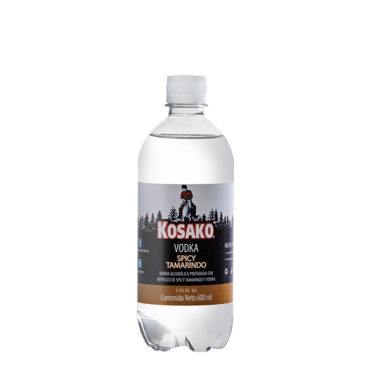 MEZCLA VODKA KOSAKO SPICY TAMAR 12/600ML