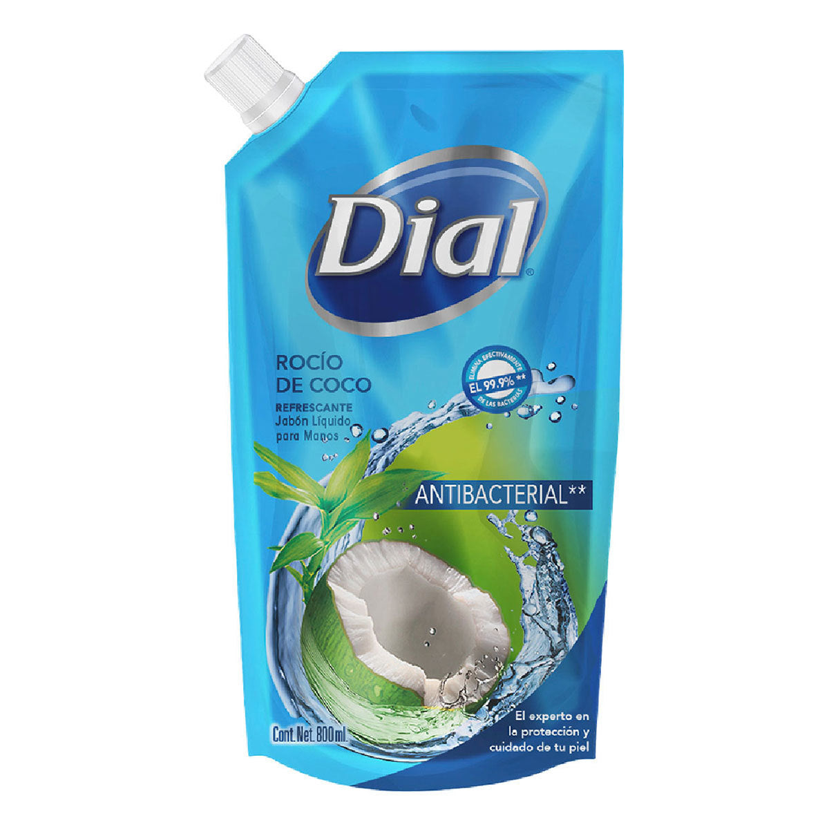 JT LIQ DIAL AGUA DE COCO POUCH12/800ML