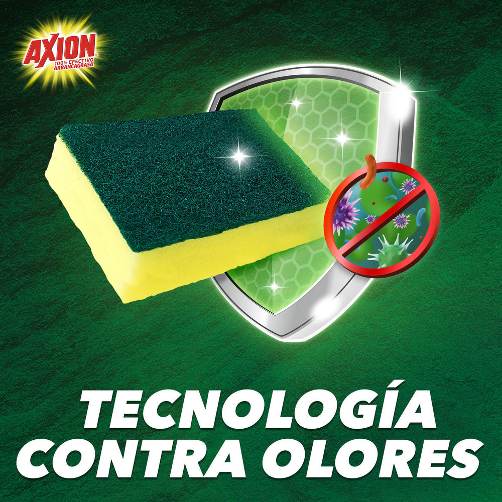 Detergente Lavatrastes Líquido Axion Limón de 400 ml