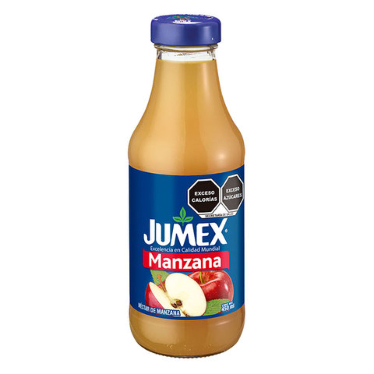 JUG JUMEX MANZANA BOTELLA 12/450ML