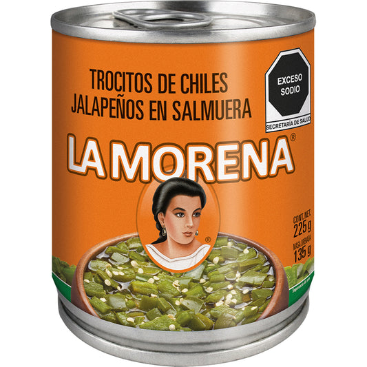 CH LA MORENA JALAPEÑO TROCITOS24/225GR