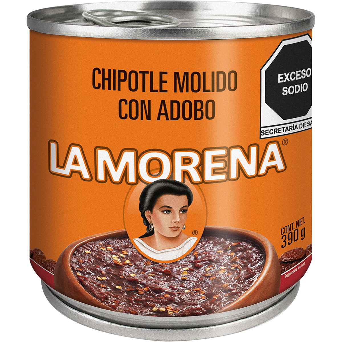 CH LA MORENA CHIPOTLE MOLIDO24/390GR