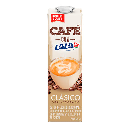 LCH LALA CON CAFE CLASICO DESLA 12/960ML