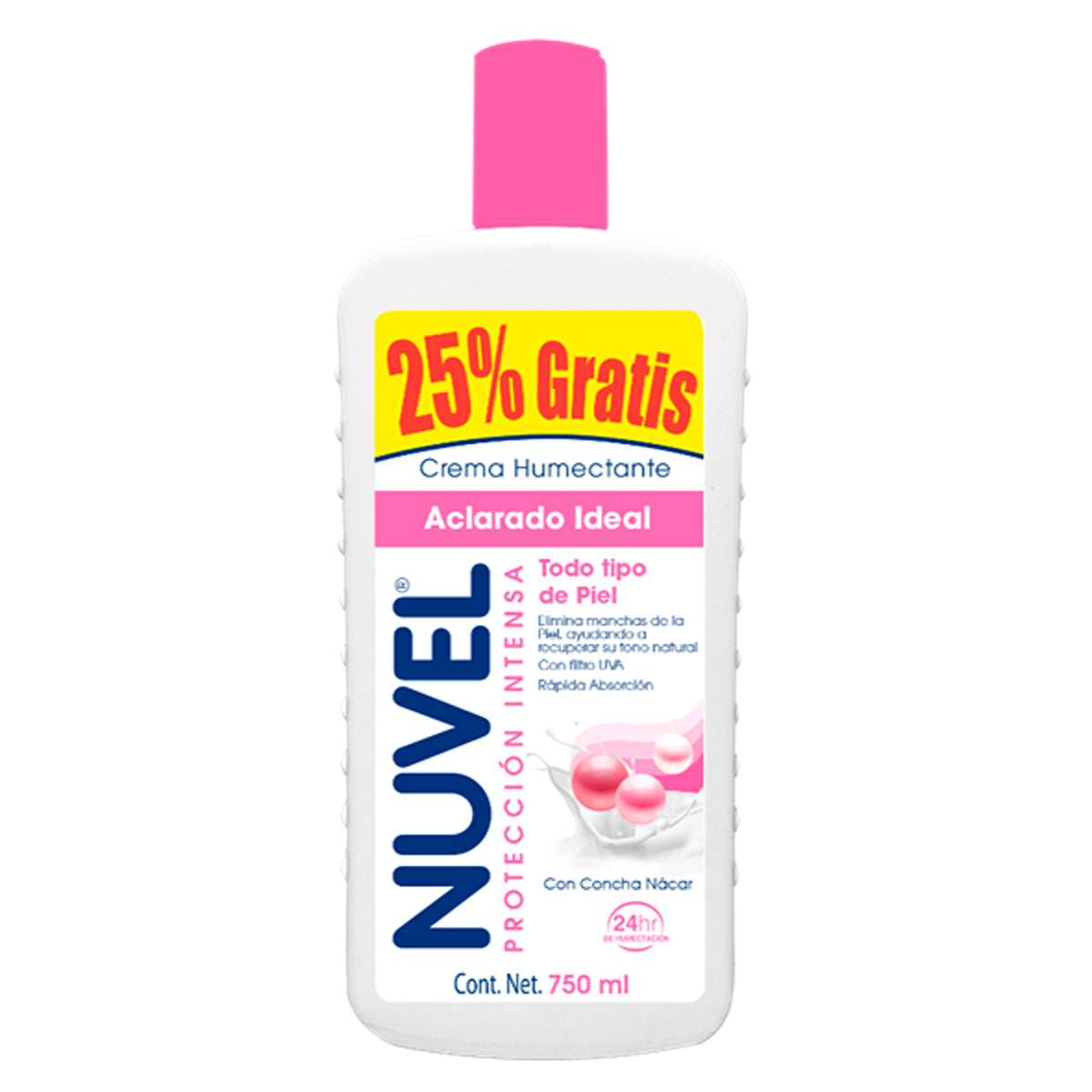 PF CR NUVEL ACLARADO IDEAL+25%12/600ML