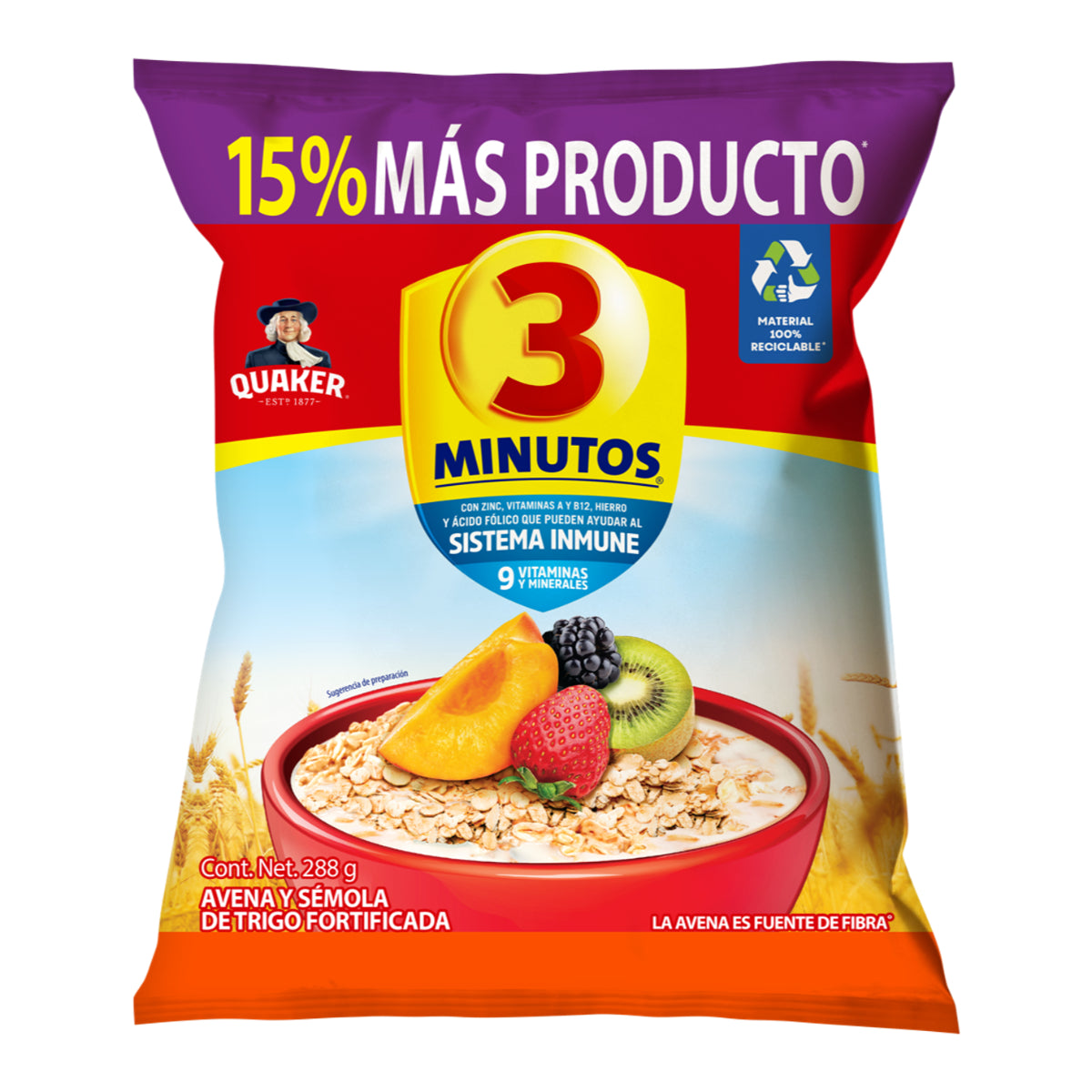 CER AVENA 3 MINUTOS 36/288GR