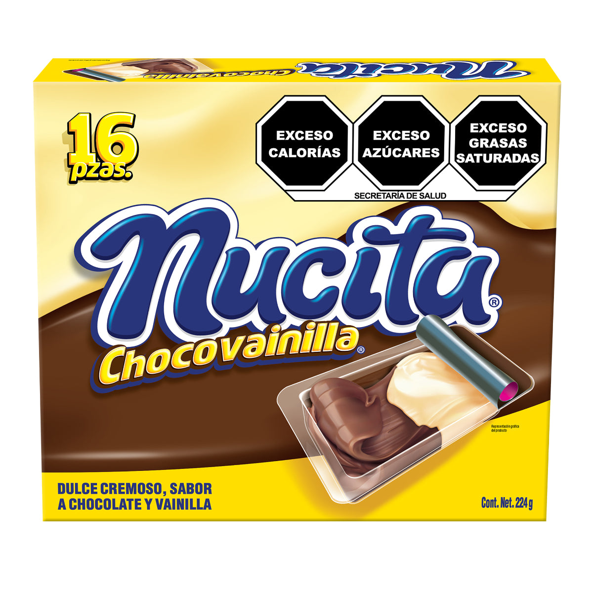 DL NUCITA CHOCOVAINILLA 16PZ