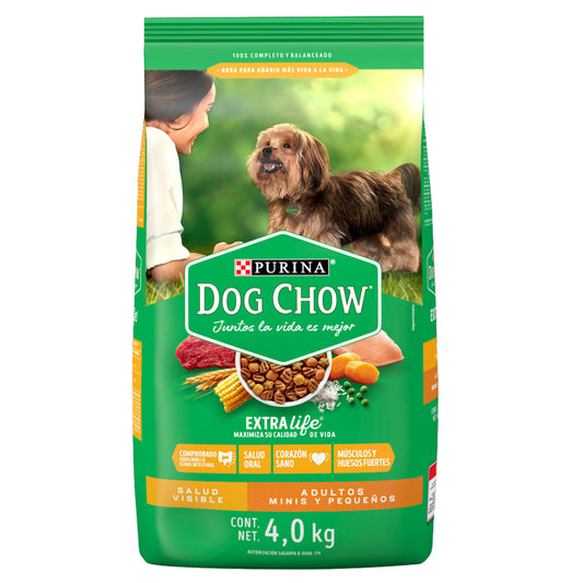 MASC DOG CHOW ADULTO RAZAS MIN/PEQ 4KG