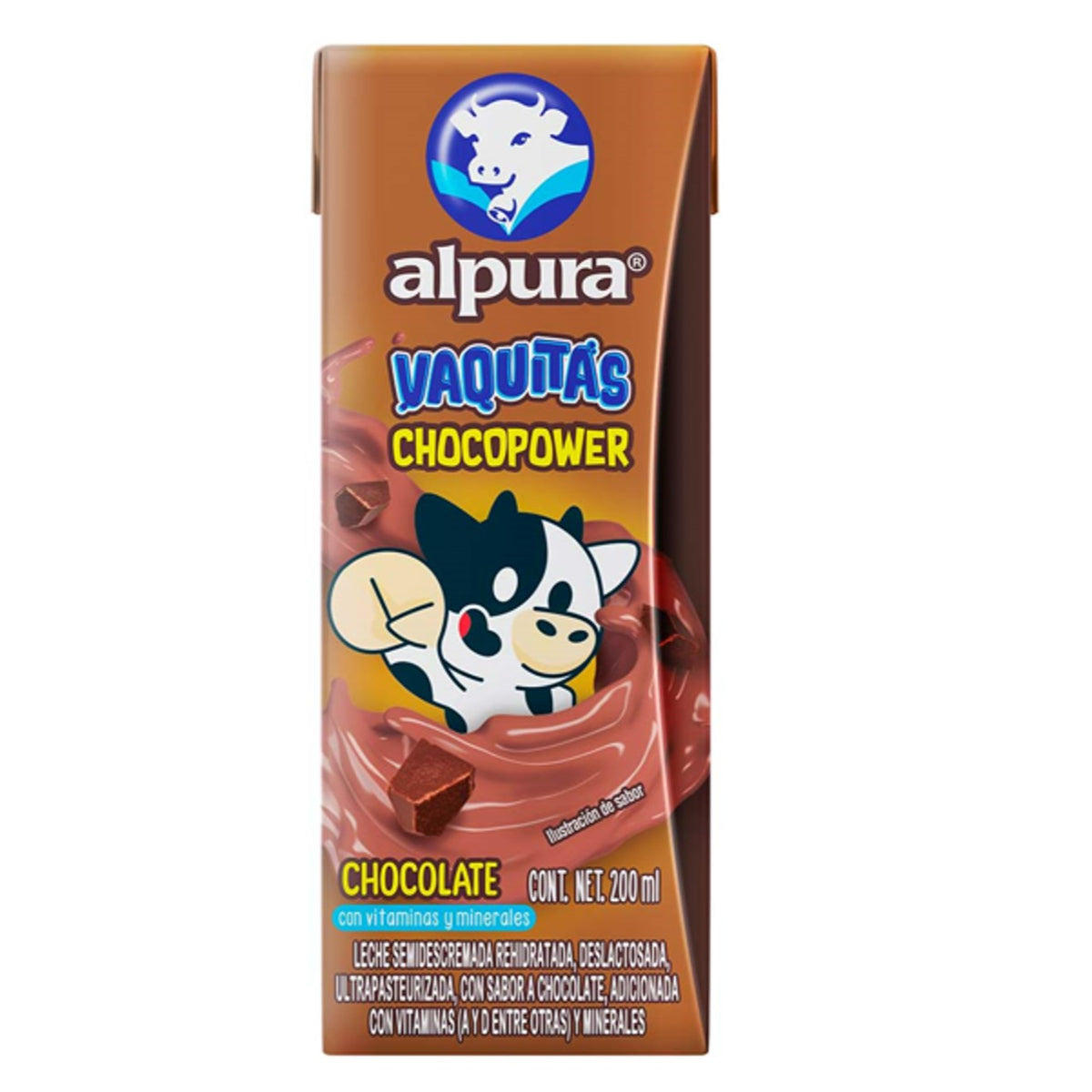 LCH MALT ALPURA VAQUITAS CHOCOL 24/200ML