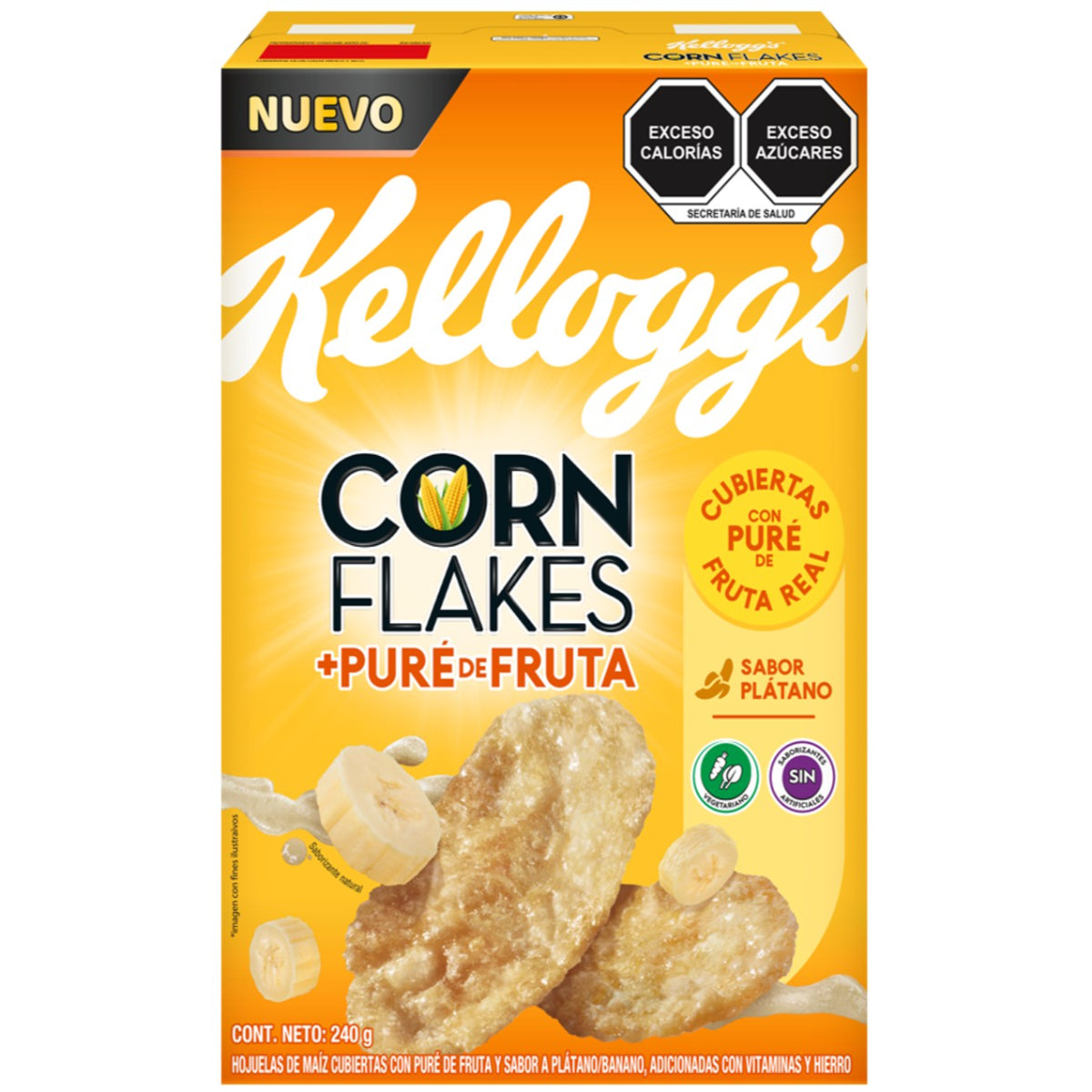 CER CORN FLAKES KELLOGG PLATANO 24/240GR