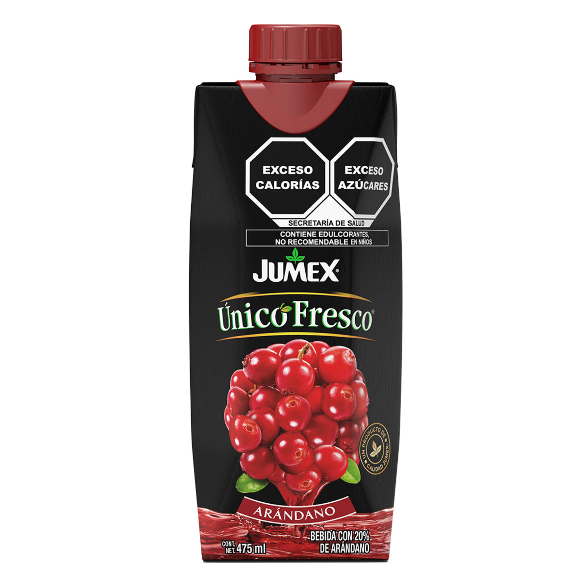 JUG JUMEX UNICO FRESCO ARANDANO 12/475ML