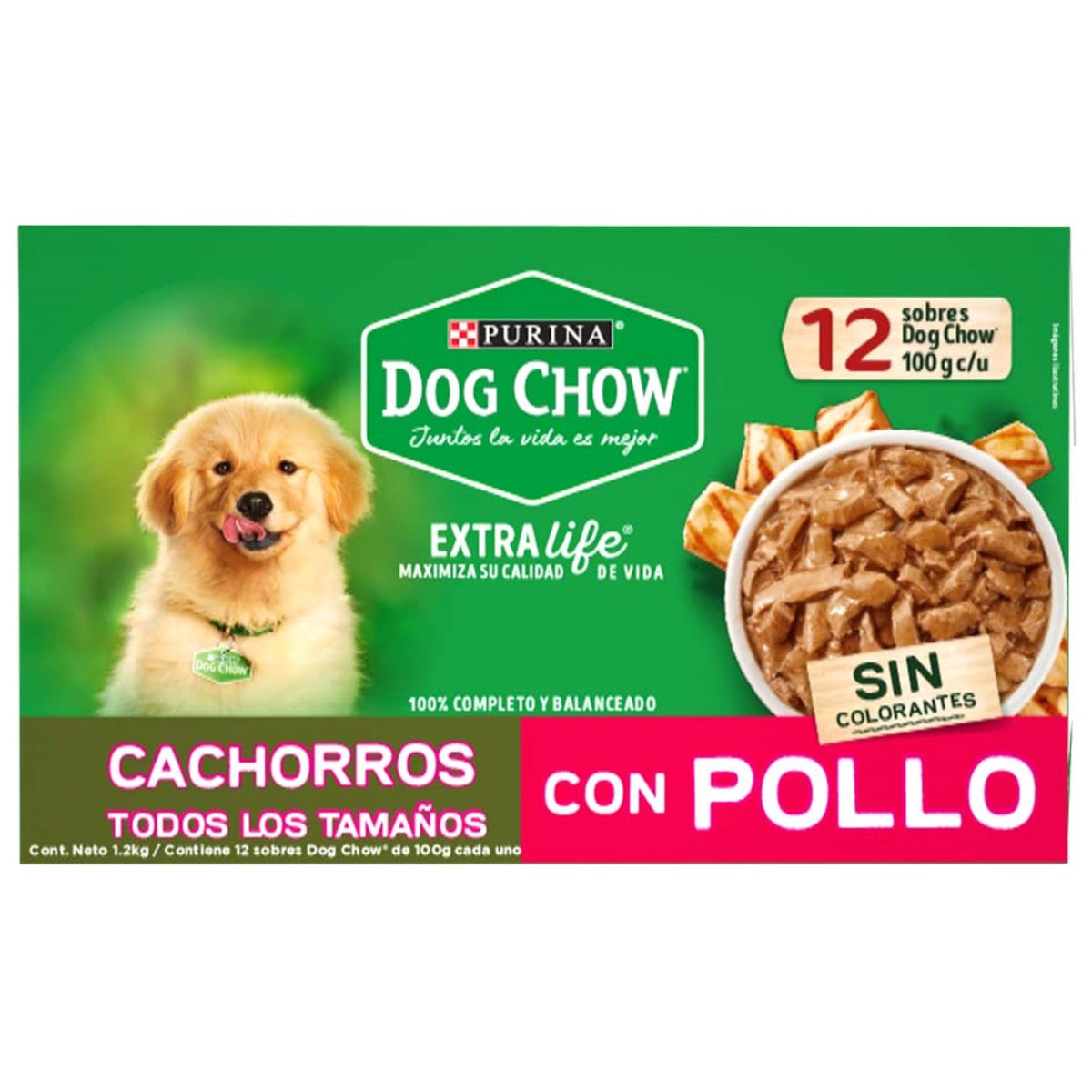 MASC DOG CHOW CACHORRO POLLO12/100GR